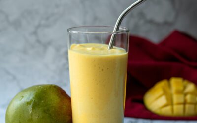Indyjski napój lassi na bazie mango
